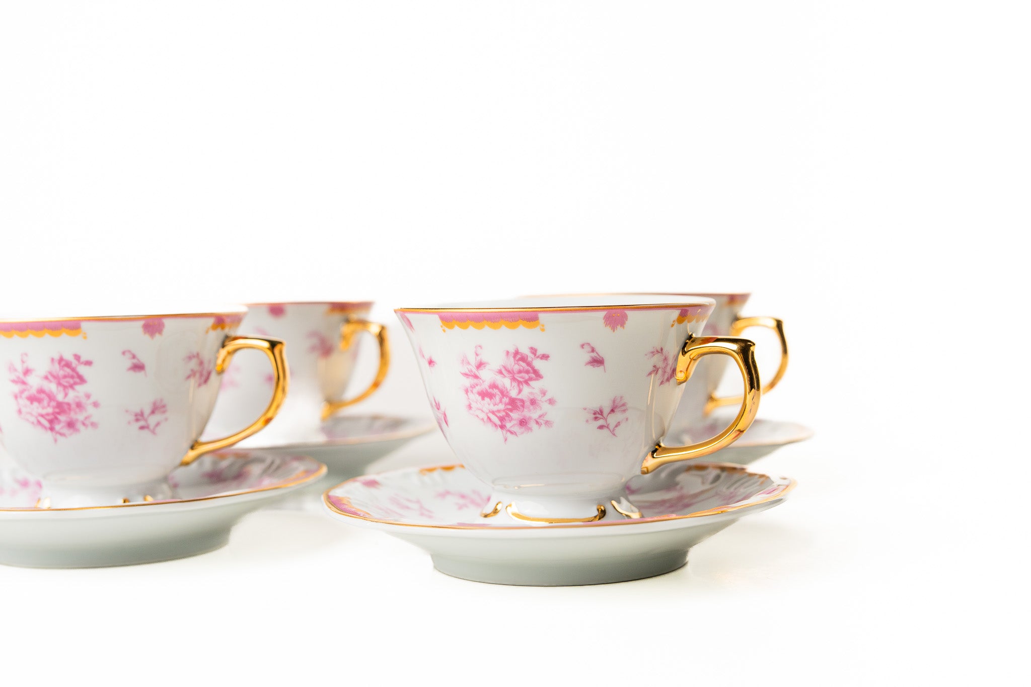 Xícara de Café com Pires Coleção "Jardim de Xangai" - Imagem 2