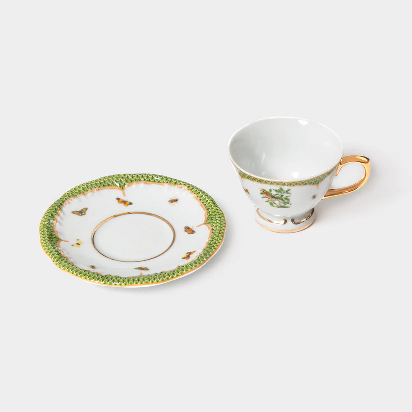 Xícara de Café com pires Coleção "Pássaros" - Imagem 2