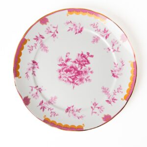 Kit Prato Sobremesa Coleção "Jardim de Xangai" 4 Peças