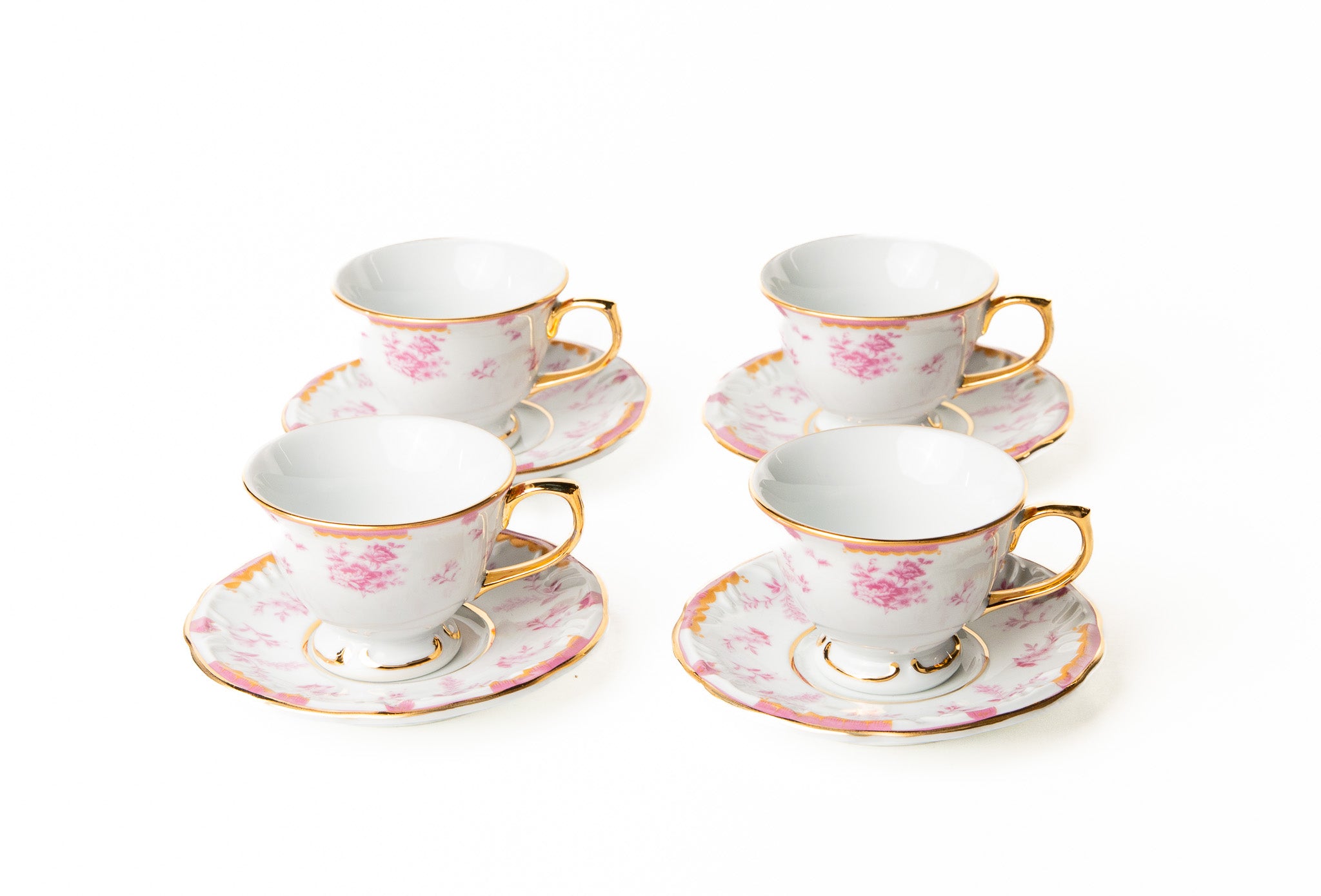 Xícara de Café com Pires Coleção "Jardim de Xangai" - Imagem 4