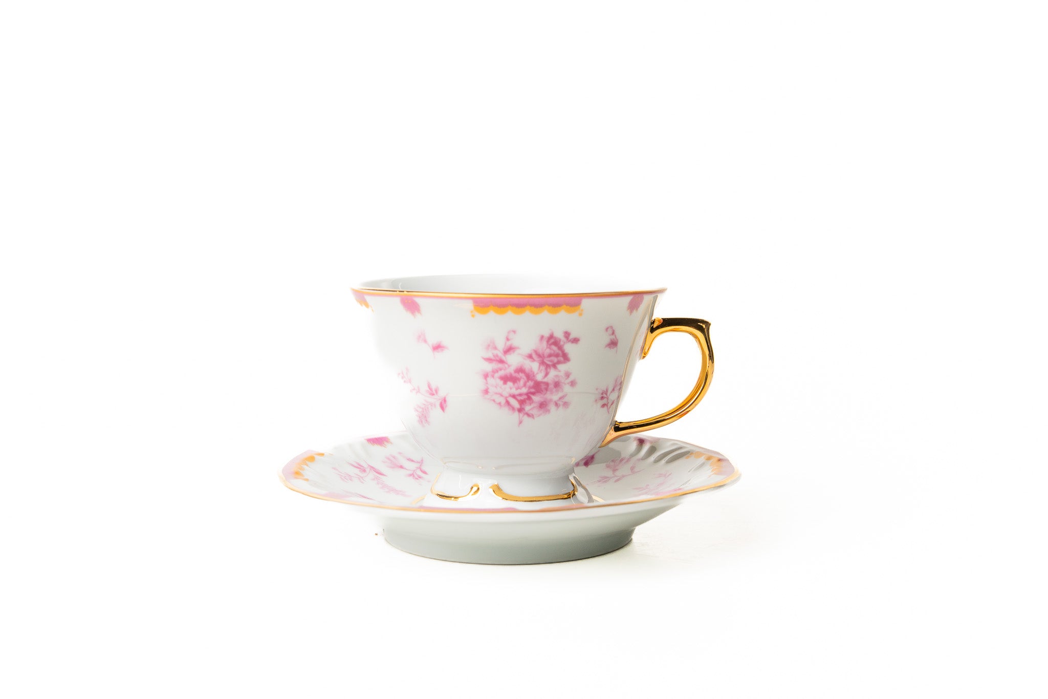 Xícara de Café com Pires Coleção "Jardim de Xangai" - Imagem 3