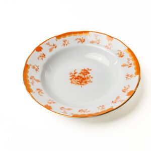 Kit Prato Fundo Coleção Laranjeira Imperial 12 Peças