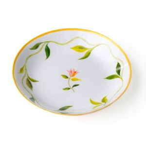 Kit Prato Fundo Coleção Jardim de Romã 6 Peças