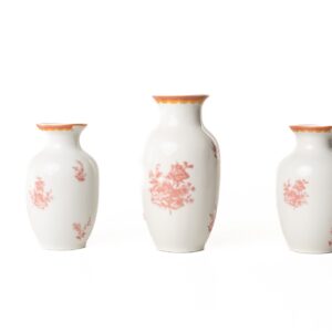 Jogo De Vasos Coleção Jardim De Xangai 3 Peças