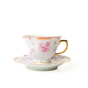 Xícara De Chá Com Pires Coleção Jardim De Xangai