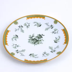 Kit Prato Para Pão Coleção Fleur 12 Peças