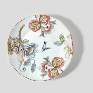 Kit Prato Sobremesa Coleção Botanic 12 Peças