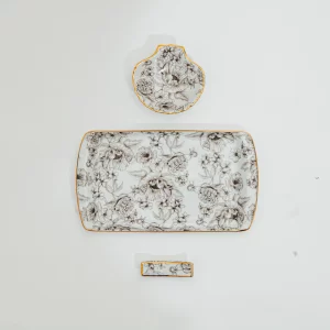 Kit Linha Japonesa -  Coleção "Papoula" para Gastronomia 4, 6,8 e 12 peças