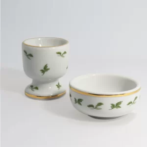 kit Manteigueira Individual Coleção "Toile Eras" 6 Peças