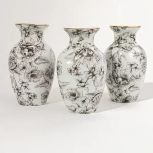 Kit Vasos Pétit "Coleção Papoula" 3 Peças