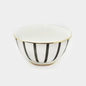 Bowl Vaso Coleção Listras Pretas