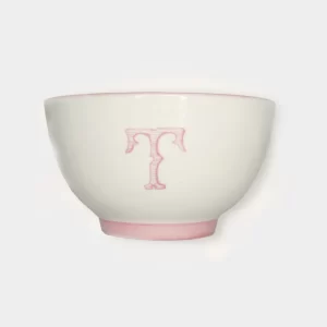 Kit Bowl Vaso Coleção Monograma Rosa 4, 6, 8 e 12 Peças
