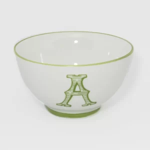 Kit Bowl Vaso Coleção Monograma Verde 4, 6, 8 e 12 Peças