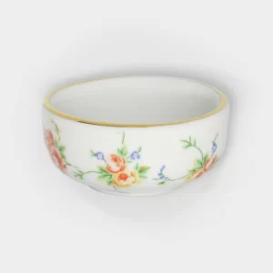 Kit Manteigueira individual Coleção "La Vie en Rose" 6 Peças