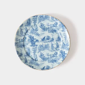 Kit Prato Raso Toile De Jouy 6 Peças