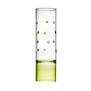 Vaso decorativo dots color verde