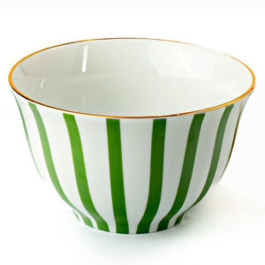 Bowl Vaso Coleção Listras Verdes