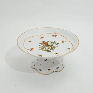 Prato para bolo com pé "Coleção Pássaros"