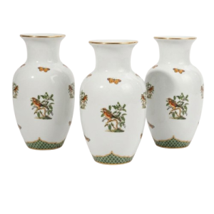 Jogo De Vasos Pequeno Coleção Pássaros 3 Peças